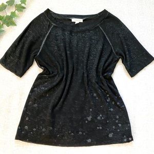 Treasure & Bond paint splatter half sleeve top